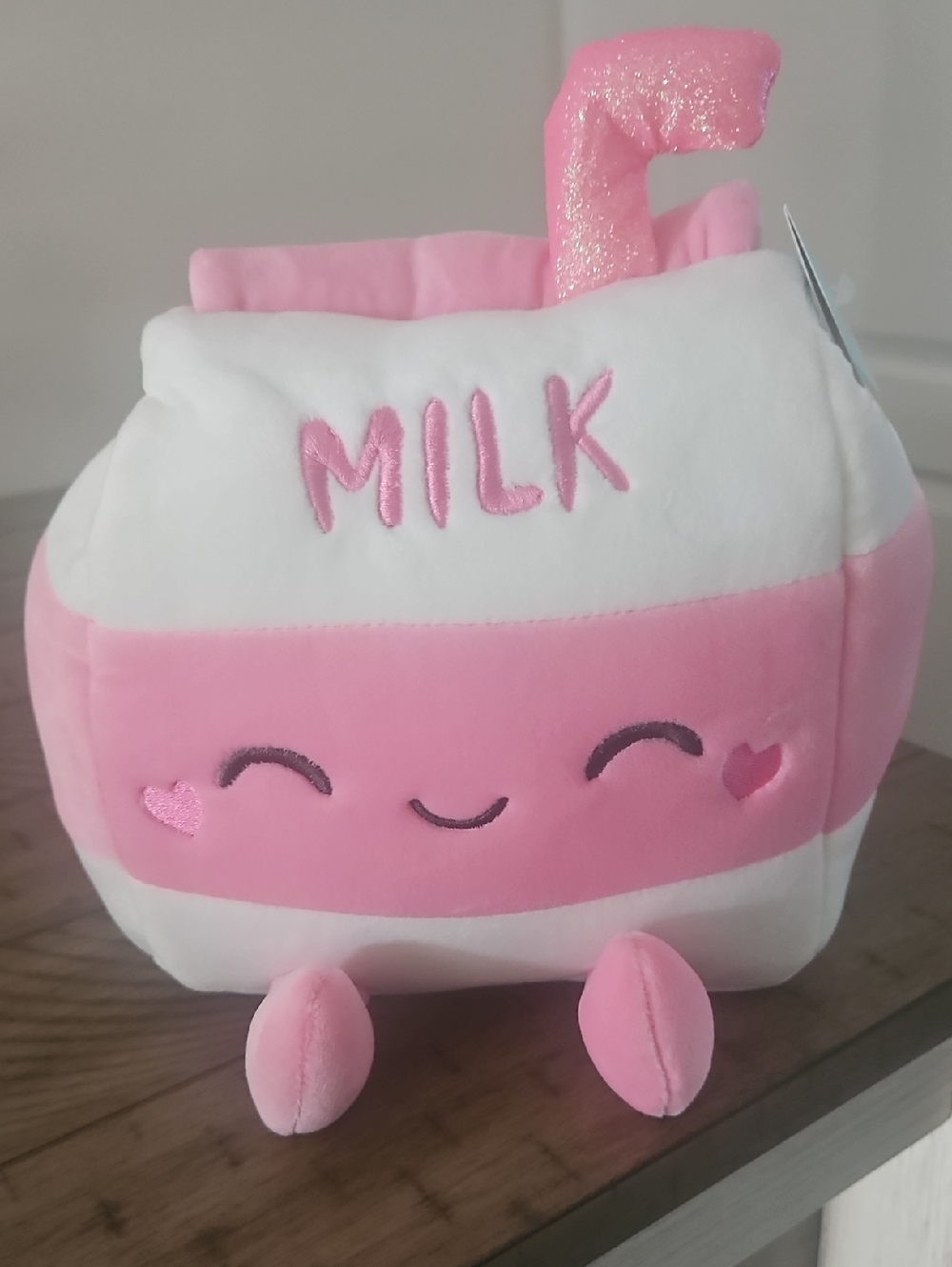 Playright Hug Me Milk Plushie New